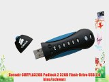 Corsair CMFPLA32GB Padlock 2 32GB Flash-Drive USB 2.0 blau/schwarz
