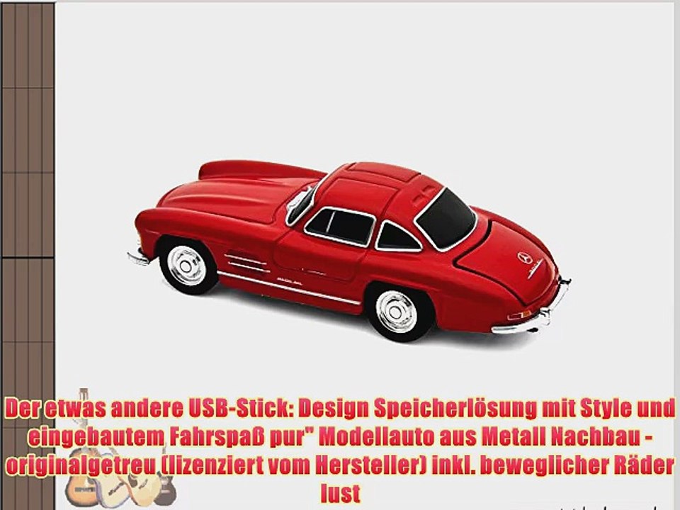 AutoDrive Mercedes SL 300 Auto-Design 8GB Speicherstick USB 2.0 rot