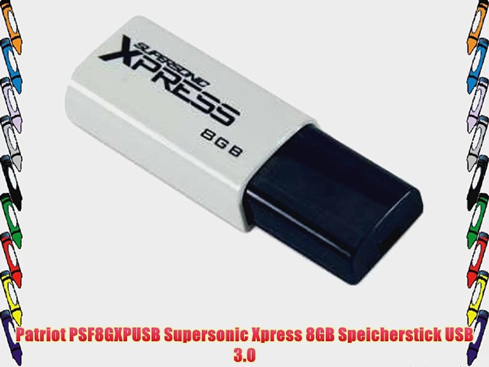 Patriot PSF8GXPUSB Supersonic Xpress 8GB Speicherstick USB 3.0