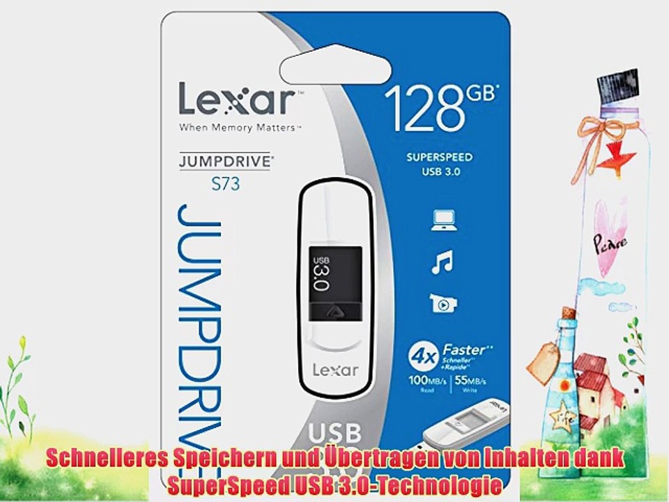 Lexar 128GB JumpDrive S73 USB 3.0 Flash Drive Speicherstick