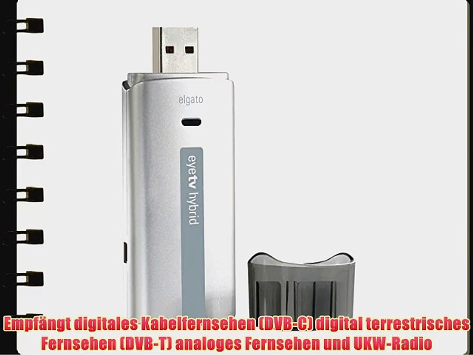 Elgato EyeTV Hybrid TV Tuner-Stick f?r DVB-T/-C analoges TV