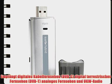 Elgato EyeTV Hybrid TV Tuner-Stick f?r DVB-T/-C analoges TV