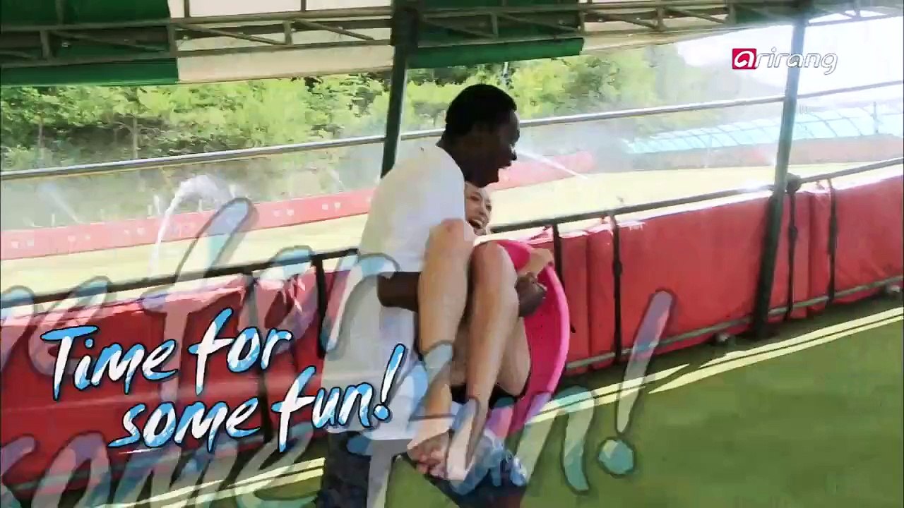 Tina and Frank visit a water sledding park