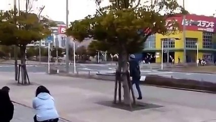 Giappone dopo un grande terremoto la terra si scioglie