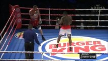Izu Ugonoh Knocks Out Will Quarrie - BRUTAL KNOCKOUT