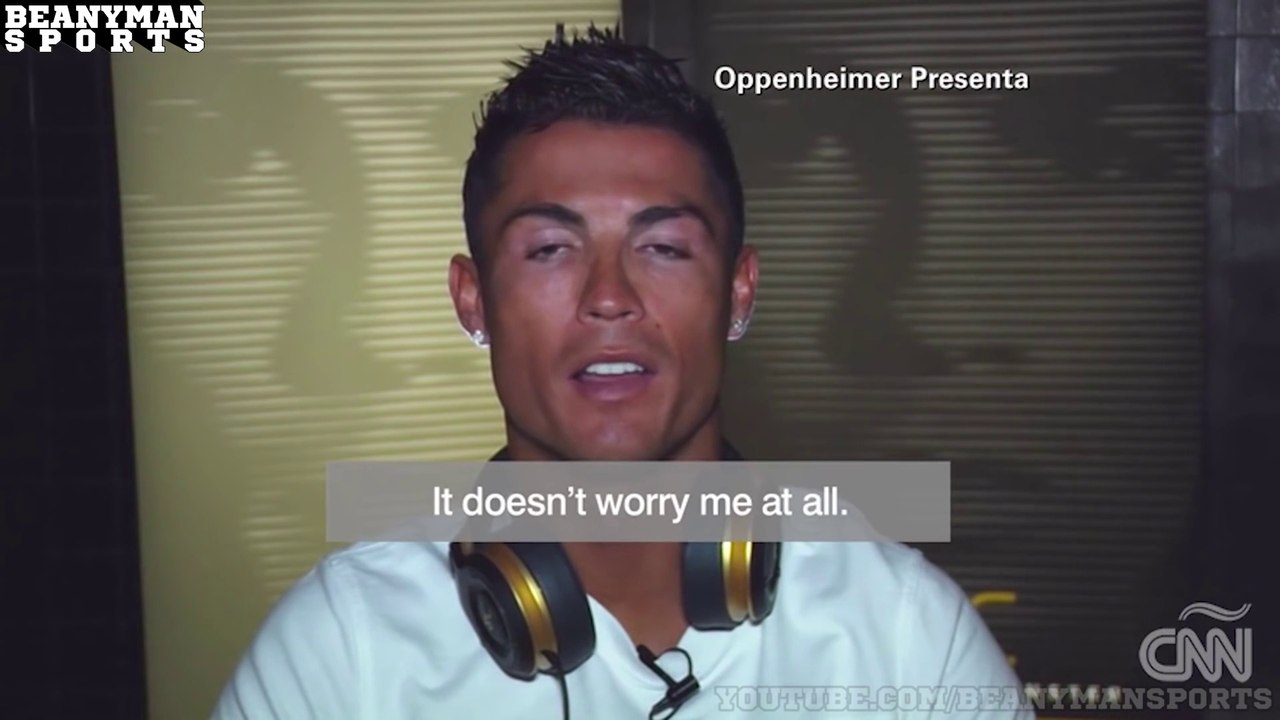Cristiano Ronaldo leaves during interview about the FIFA and Qatar!