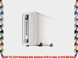 QNAP TS-212P Desktop NAS-System 12TB (2-Bay 2x 6TB WD Red)