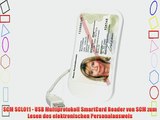 SCM SCL011 - USB Multiprotokoll SmartCard Reader von SCM zum Lesen des elektronischen Personalausweis