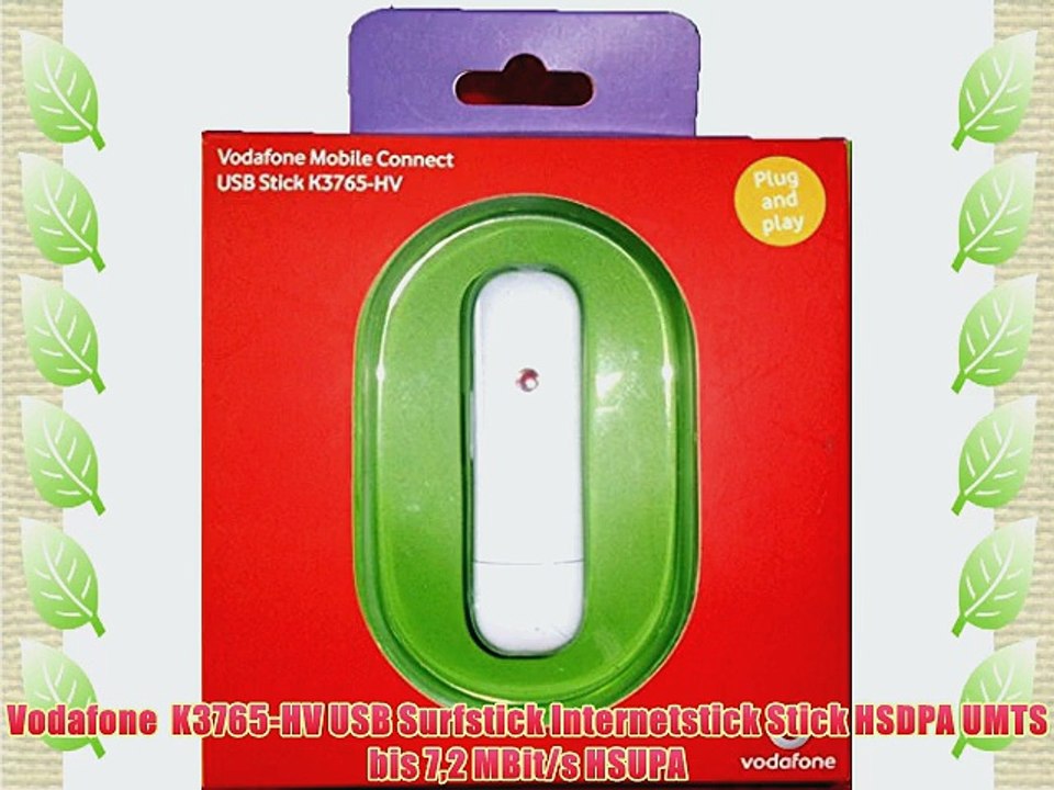 Vodafone  K3765-HV USB Surfstick Internetstick Stick HSDPA UMTS bis 72 MBit/s HSUPA