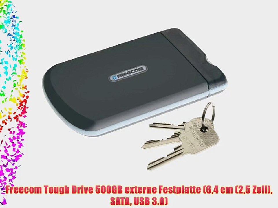 Freecom Tough Drive 500GB externe Festplatte (64 cm (25 Zoll) SATA USB 3.0)