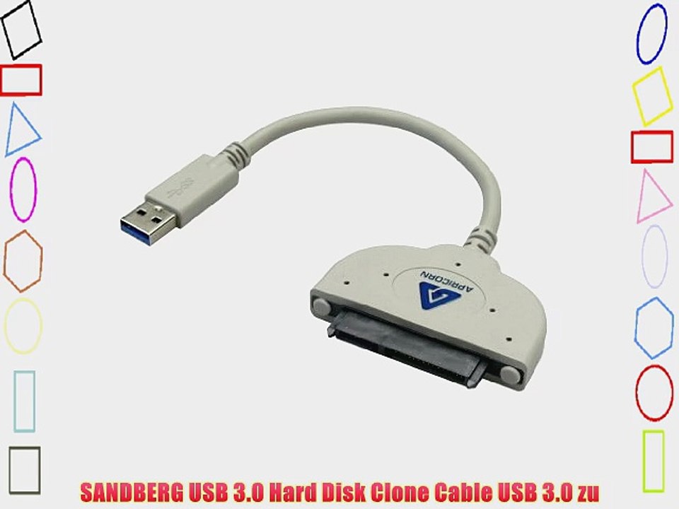 SANDBERG USB 3.0 Hard Disk Clone Cable USB 3.0 zu