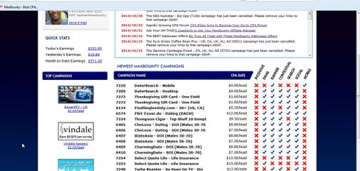 HOW TO MAKE $400 IN 10 HOURS IN CPA MAXBOUNTY OFFERS