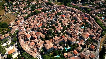 Le Vaucluse et la Sainte-Victoire vues du ciel
