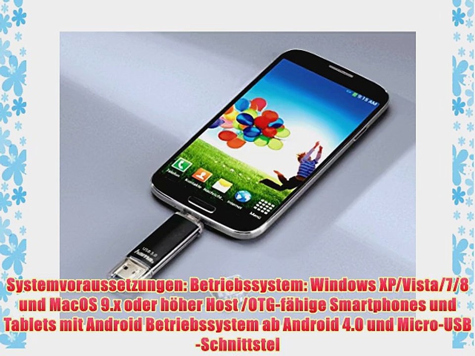 Hama FlashPen Laeta Twin 32GB Speicherstick USB 3.0 schwarz