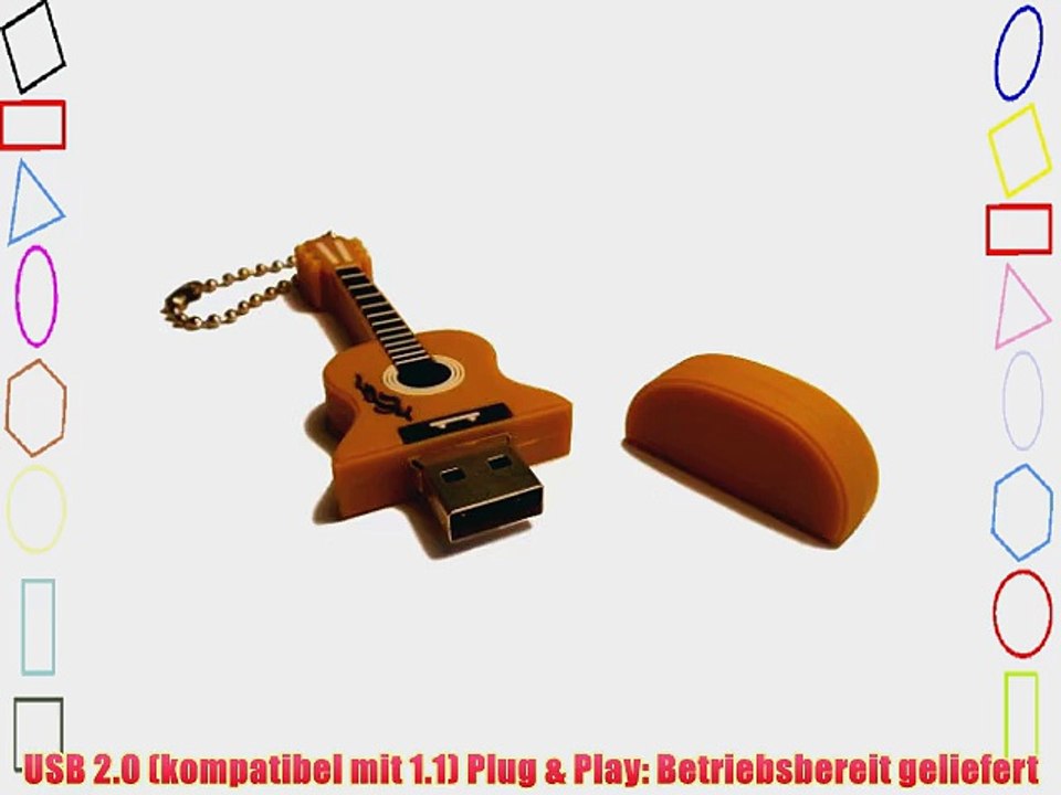 Akustikgitarre Musik Instrument USB Stick 8GB