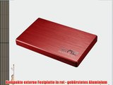 CnMemory Zinc externe Festplatte 1TB (64 cm (25 Zoll) USB 3.0) rot