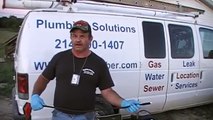 Laundry, kitchen sink, tub drain or small drain line camera/inspection. Plumbing Solutions