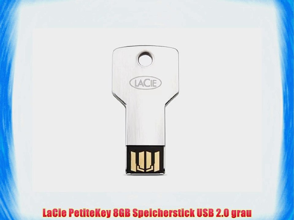 LaCie PetiteKey 8GB Speicherstick USB 2.0 grau