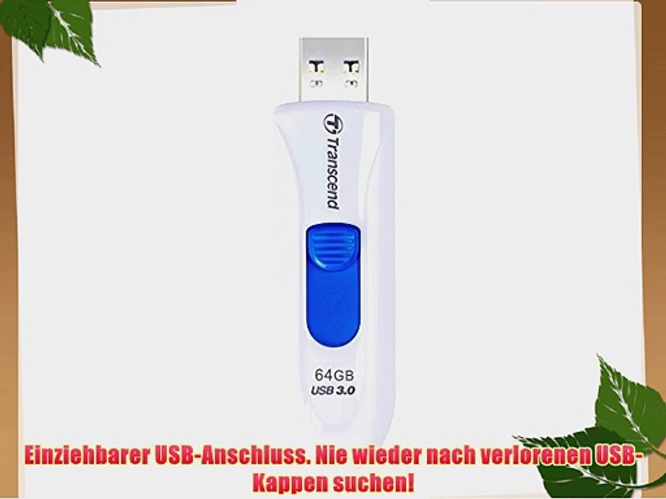 Transcend TS64GJF790W JetFlash790 64GB Speicherstick USB 3.0 wei?