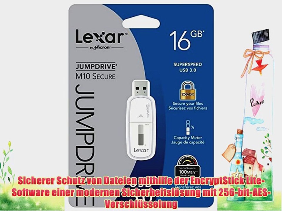Lexar 16GB JumpDrive M10 USB 3.0 Flash Drive Speicherstick