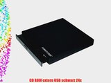 CD ROM extern USB schwarz 24x