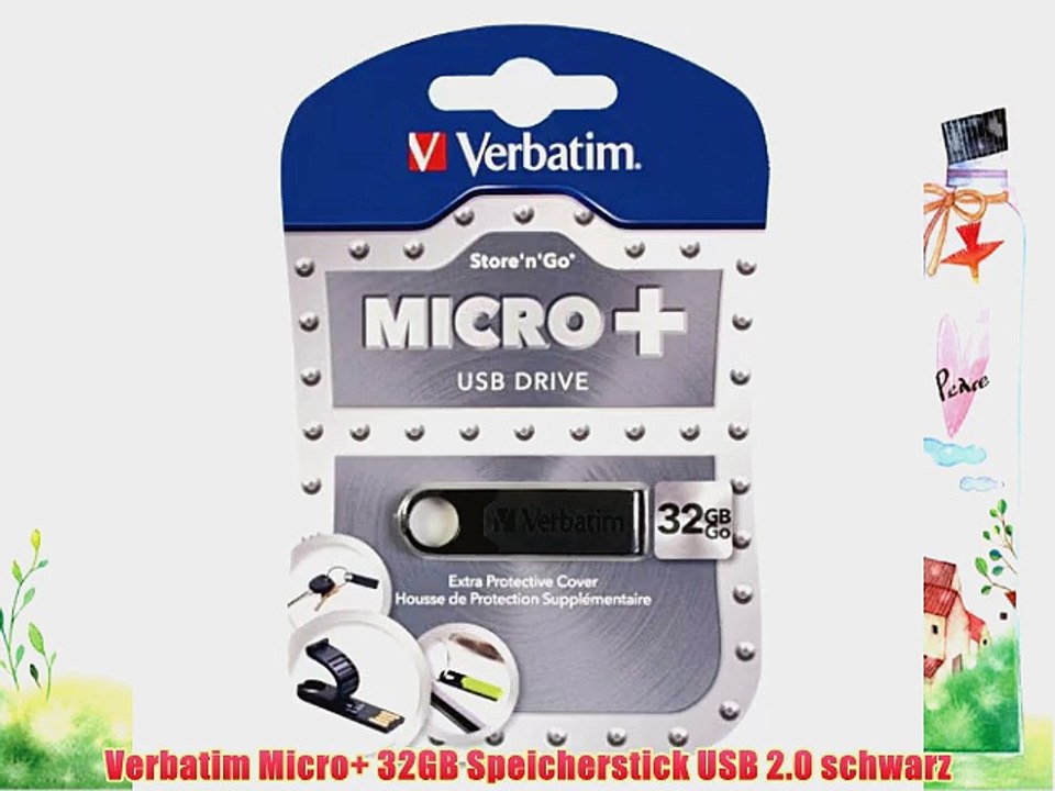 Verbatim Micro  32GB Speicherstick USB 2.0 schwarz