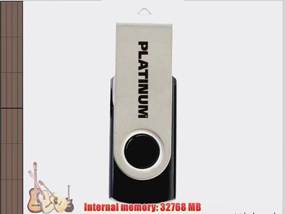 Platinum TWS 32 GB USB-Stick USB 2.0 schwarz
