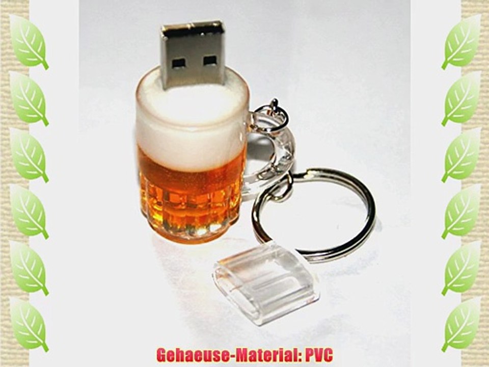 Tomax Bier Glas als USB Stick in 32 GB USB Speicherstick Flash Drive