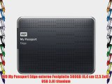 WD My Passport Edge externe Festplatte 500GB (64 cm (25 Zoll) USB 3.0) titanium