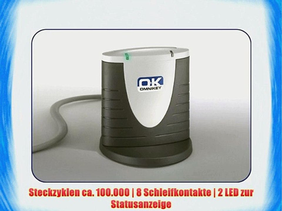 Omnikey HO3121-HY Smart Kartenleser (420Kbps USB 2.0) schwarz/silber