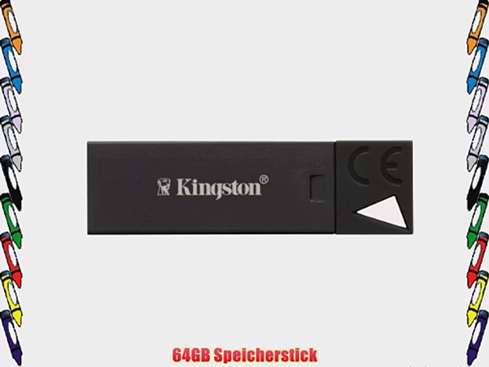 Kingston DTM30 64GB Speicherstick USB 3.0 schwarz