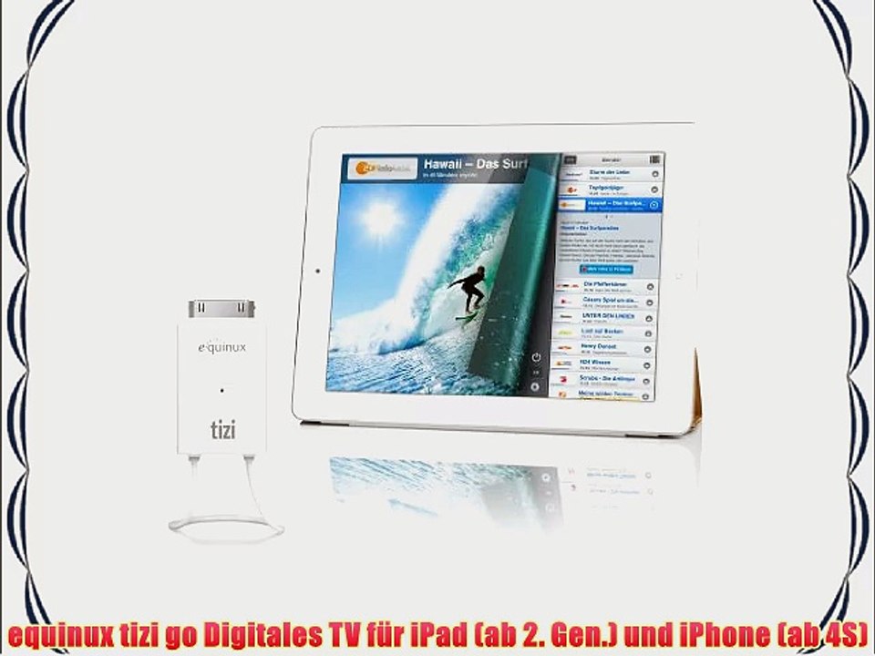 equinux tizi go Digitales TV f?r iPad (ab 2. Gen.) und iPhone (ab 4S)
