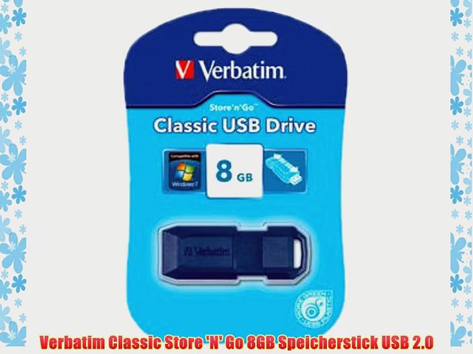 Verbatim Classic Store 'N' Go 8GB Speicherstick USB 2.0