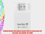 SanDisk Mobile MicroMate Reader USB 2.0 Cardreader f?r microSD microSDHC SD SDHC