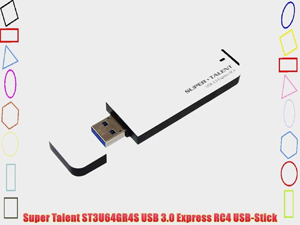 Super Talent ST3U64GR4S USB 3.0 Express RC4 USB-Stick