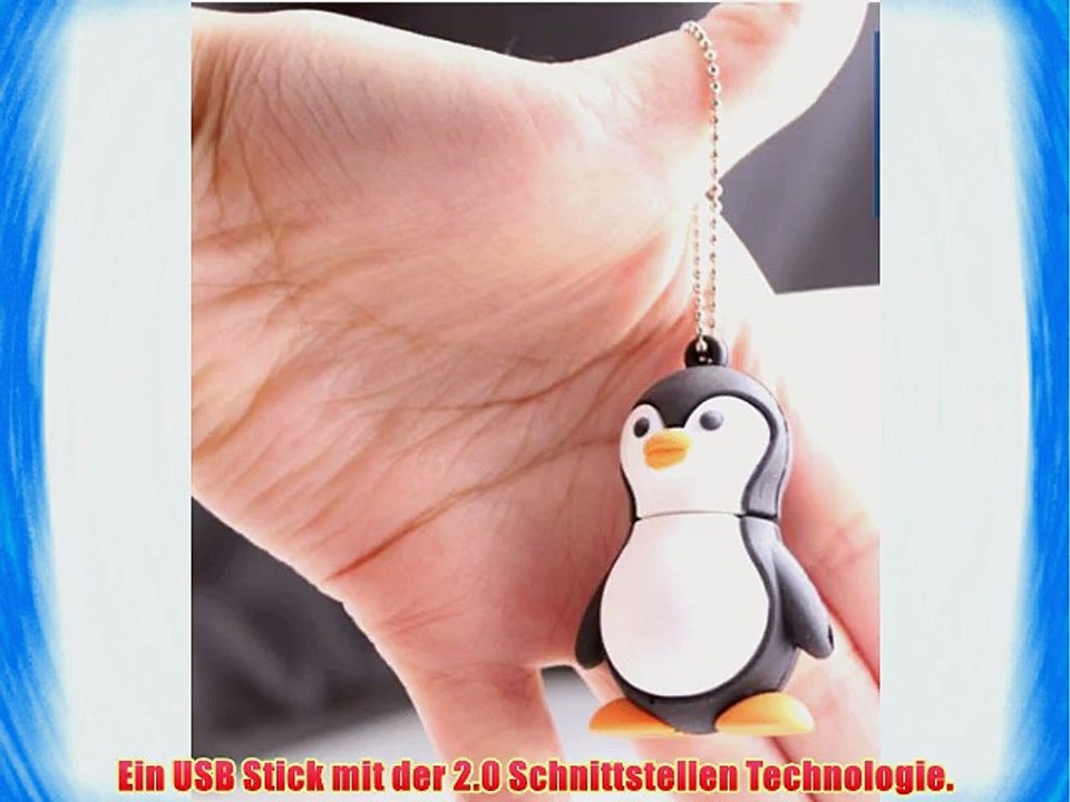 SUNWORLD? 10er Set stick niedlich Pinguin Speicherstick 8GB USB 2.0 schwarz  wei? (10x 8GB)