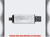 TrekStor USB-Stick DUO USB 2.0 8 GB silber