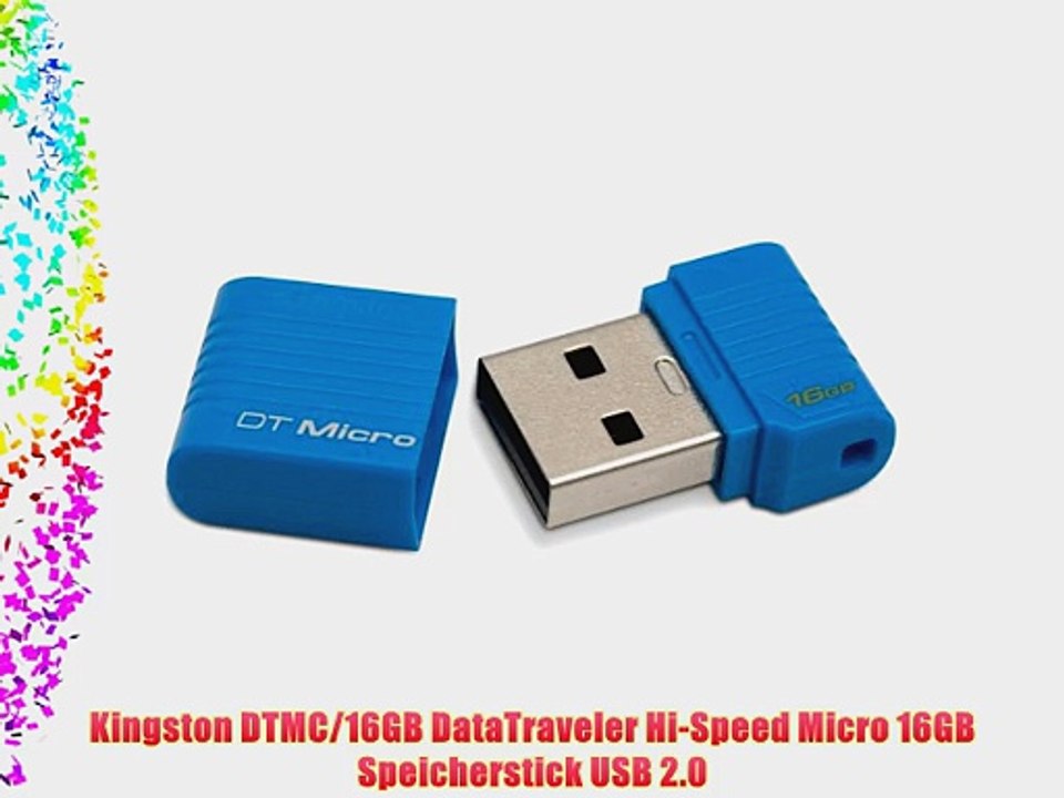Kingston DTMC/16GB DataTraveler Hi-Speed Micro 16GB Speicherstick USB 2.0
