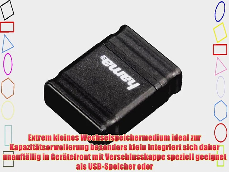 Hama Smartly FlashPen Speicherstick f?r Netbook (32GB 66X USB 2.0) schwarz