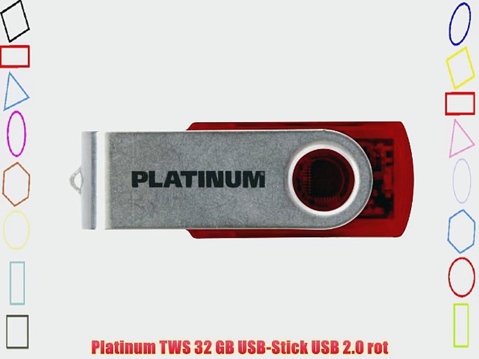 Platinum TWS 32 GB USB-Stick USB 2.0 rot