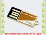 Super Talent UFD Pico-C 64GB USB-Stick USB 2.0 gold