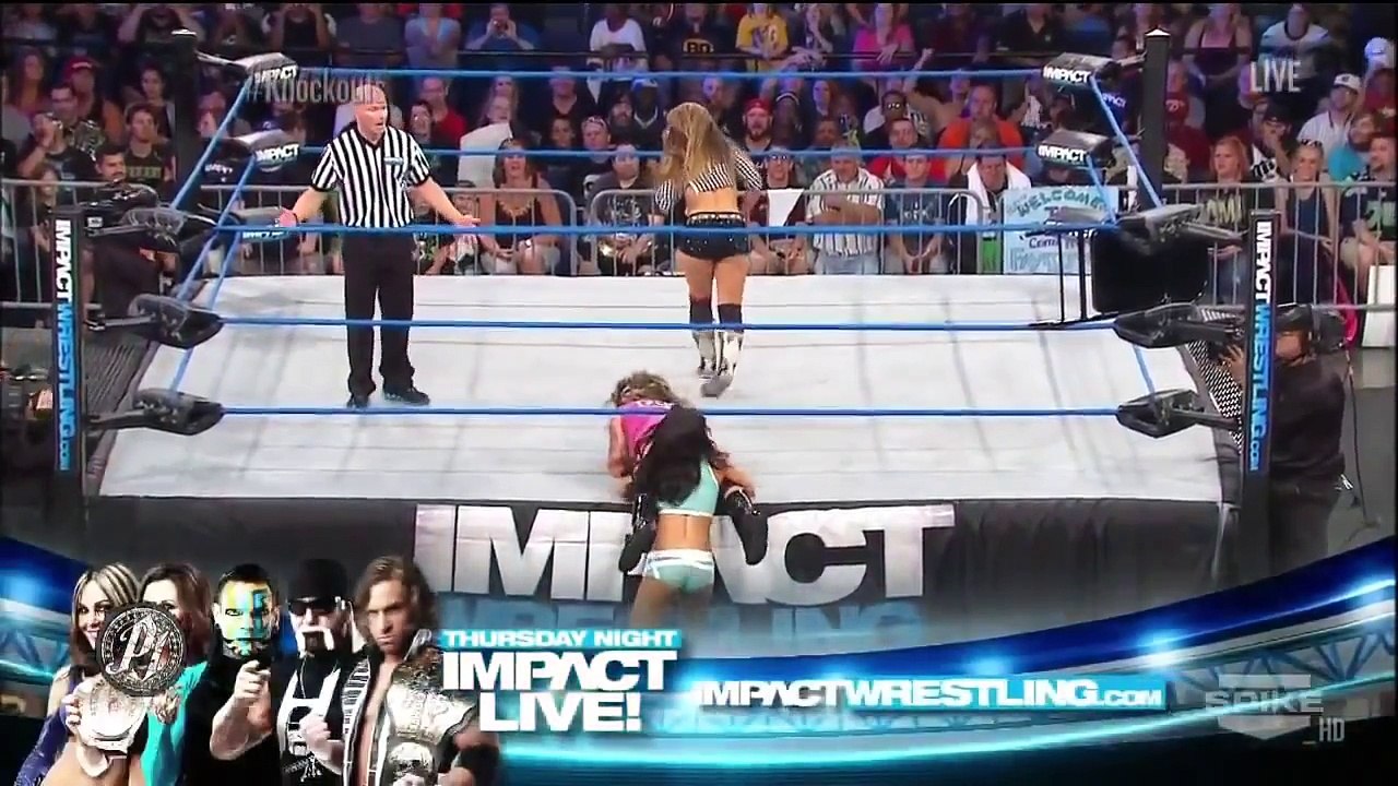 Mickie James Vs Gail Kim Vs ODB Hardcore Justice Full Match 20130815