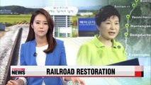 S. Korea breaks ground on restoring severed inter-Korean railroad
