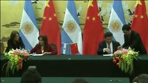 04 de FEB. Argentina y China firmaron múltiples convenios de cooperación. Visita Oficial a China.