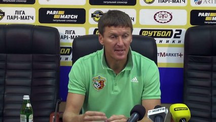 Ворскла - Жилина. Предматчевая пресс-конференция Василия Сачко