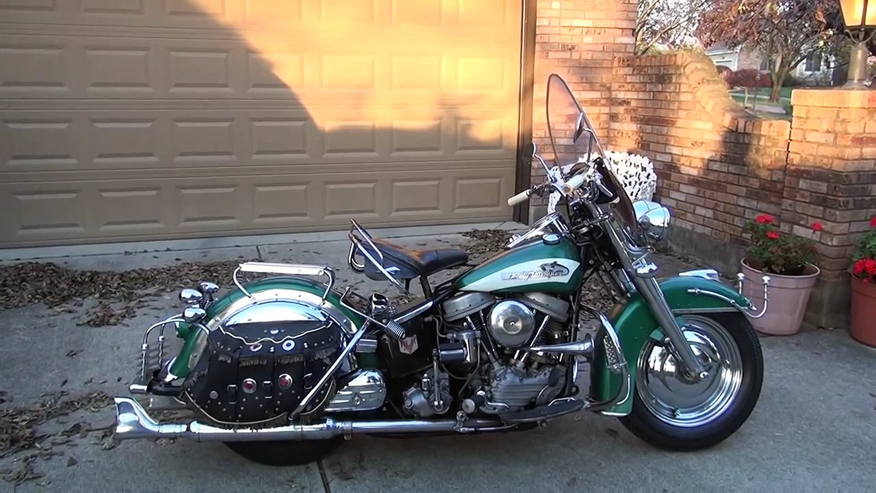 Hunting Harley's, 1956 FLH original paint