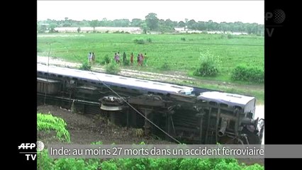 Inde: deux trains déraillent, au moins 27 morts