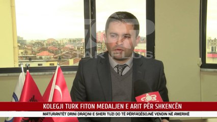 KOLEGJI TURK FITON MEDALJEN E ARIT PËR SHKENCËN