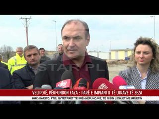 VELIPOJË, PËRFUNDON FAZA E PARË E IMPIANTIT TË UJRAVE TË ZEZA