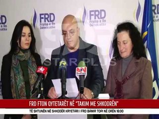 FRD FTON QYTETARËT NË “TAKIM ME SHKODRËN”
